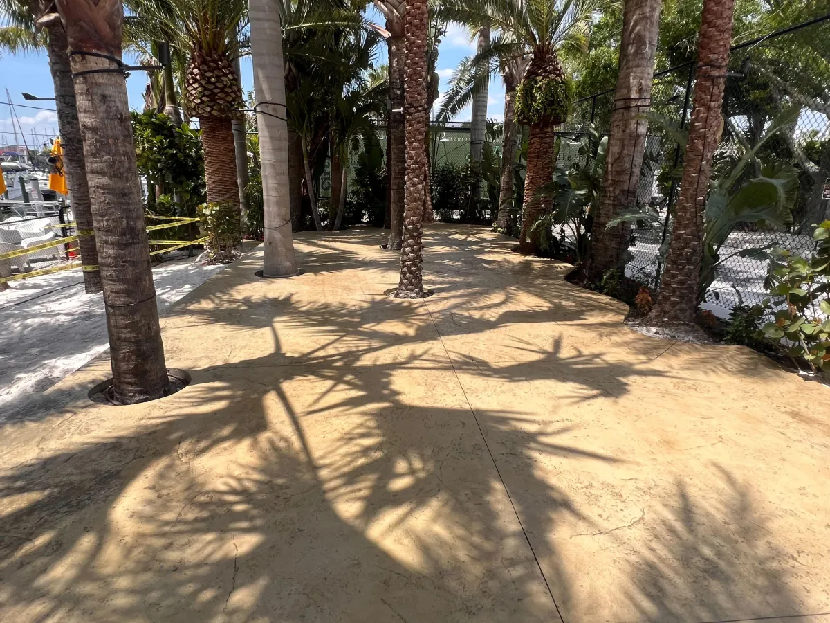 Completed concrete project 8 by Tampa Concrete Creations