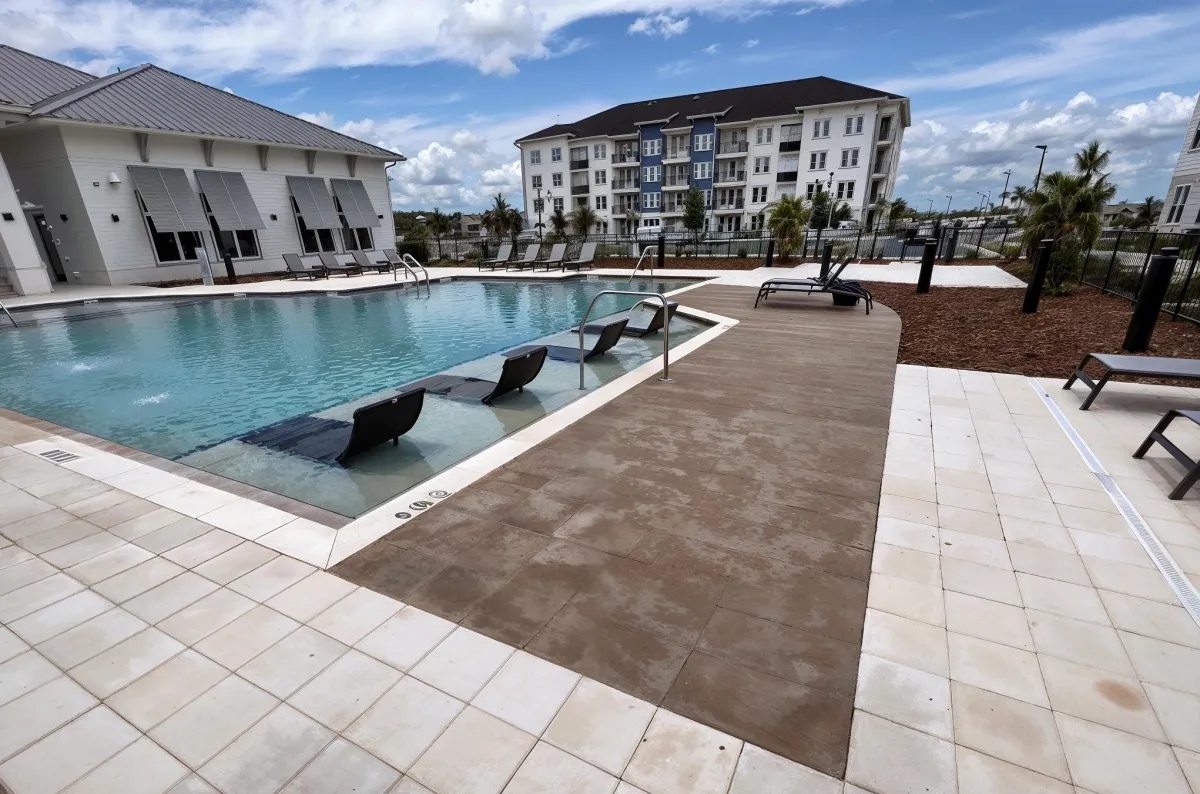 Completed concrete project 1 by Tampa Concrete Creations