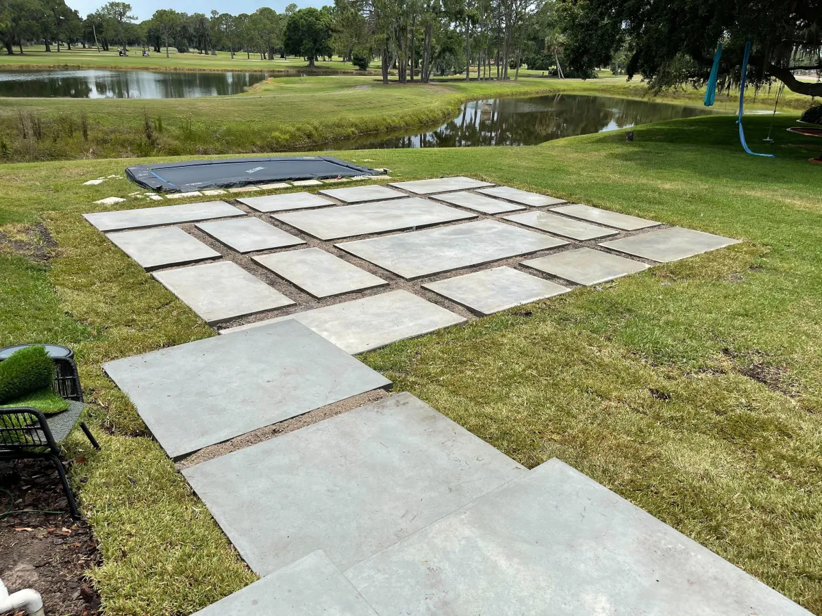 Completed concrete project 15 by Tampa Concrete Creations
