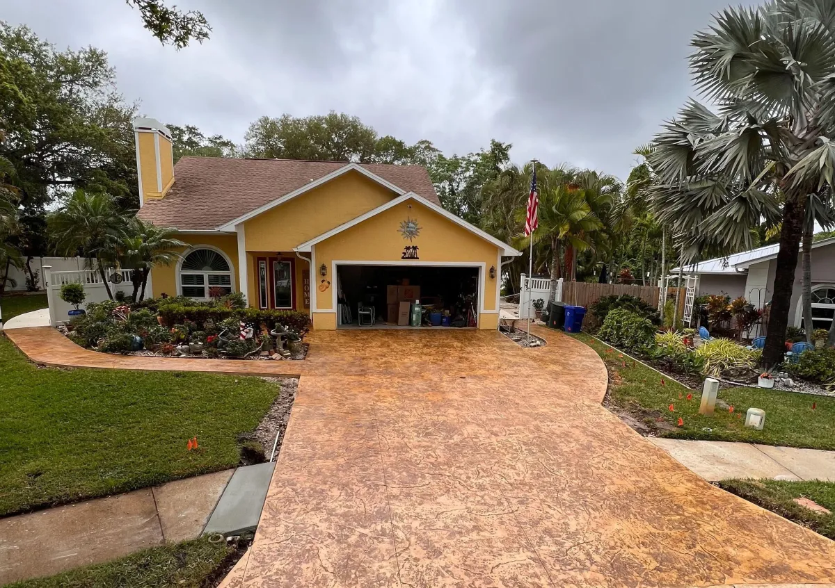 Completed concrete project 5 by Tampa Concrete Creations