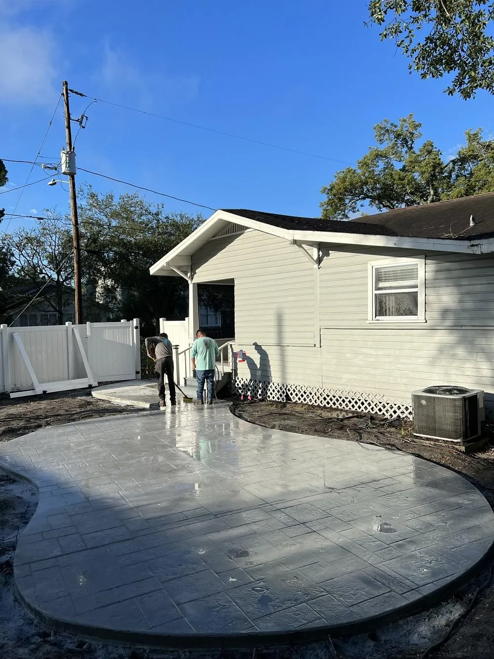 Completed concrete project 20 by Tampa Concrete Creations