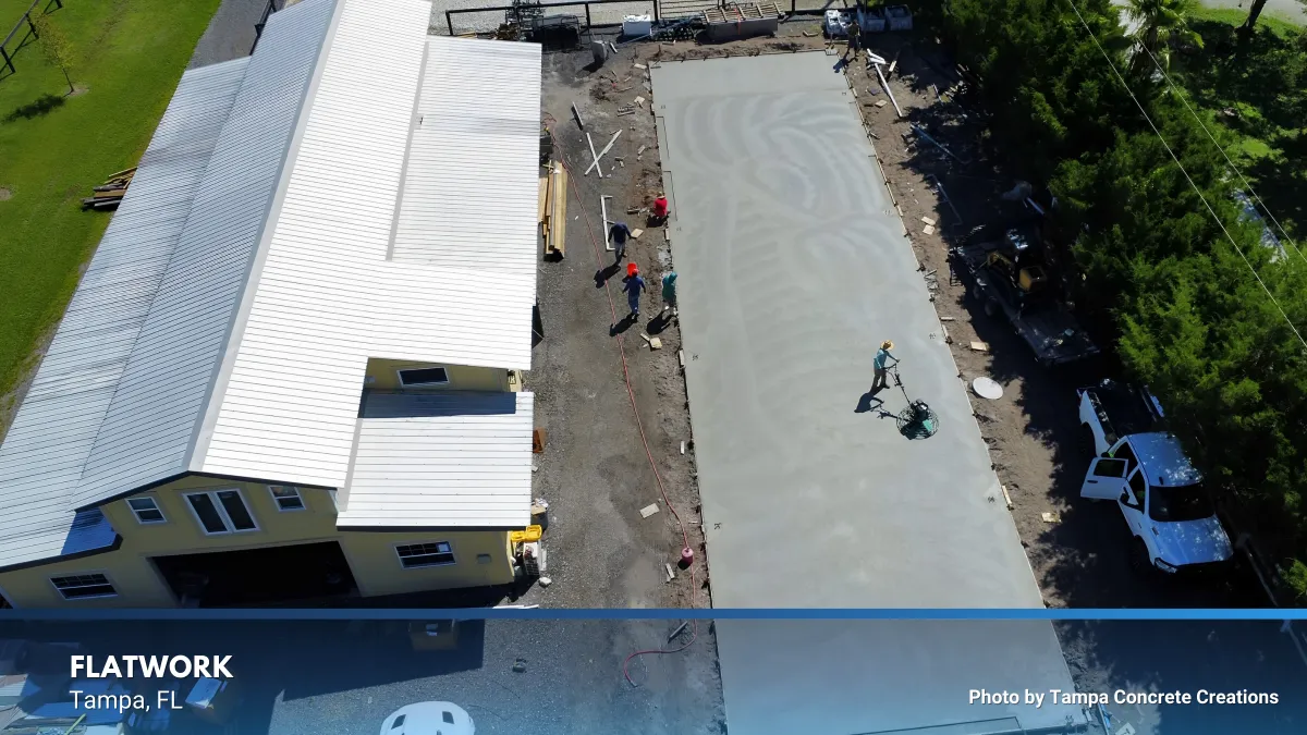 Flatwork in Tampa, FL by Tampa Concrete Creations
